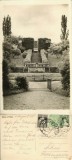 CP1786N Park in Freck, Avrig, carte poștală circulată Sibiu, 1928