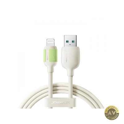 Cablu Date si Incarcare USB-A - Lightning Joyroom S-A53 18W 1.2m Bej foto