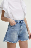 Cumpara ieftin Answear Lab pantaloni scurti jeans femei, neted, high waist