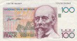 BELGIA 100 FRANCS FRANCI ND (1982-94) XF+