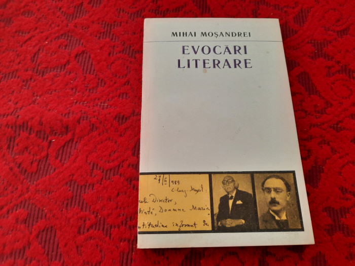 Evocari literare-Mihai Mosandrei RF1/3