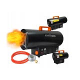 Tun, incalzitor pentru caldura pe gaz cu termostat si reductor, 45kW, Kraft