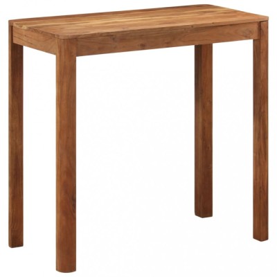 Gossi masa bar, 110x55x106 cm, lemn masiv acacia cu finisaj tip miere foto