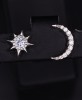 Cercei Din Argint - LUNA &amp; STEA - cod ARG117E, Argintboutique