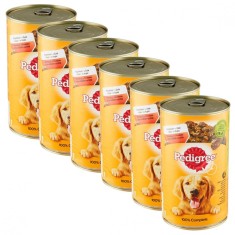 Pedigree conserva cu carne de vita in gelatina 6 x 1200g foto