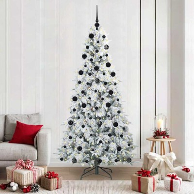 vidaXL Brad de Crăciun artificial cu ramuri articulare Verde 210 cm 3397498 foto