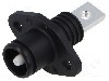 Conector alimentare DC, 1kV, 1 pini, seria ES-50A, {{Dimensiune pin}}. DEGSON ELECTRONICS - ESS-50A-06-B/S-BK-00