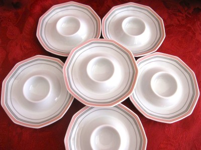 SET FARFURII PORTELAN WINTERLING BAVARIA - SUPORTI PENTRU OUA 11.5 CM foto