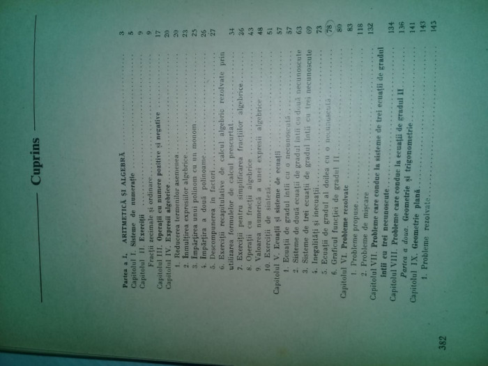 EXERCITII SI PROBLEME DE MATEMATICA-Admitere in Licee-Gr.Gheba-1973,383 p