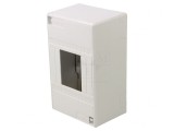 Carcasă pentru aparatură modulară IP30 albă 4 module IK07