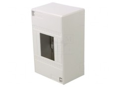 Carcasă pentru aparatură modulară IP30 albă 4 module IK07
