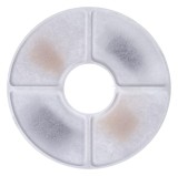 Cumpara ieftin Set 10 filtre de apa rezerve pentru dispenser de apa fantana pentru caini sau pisici Nincee, 12.7 cm, alb