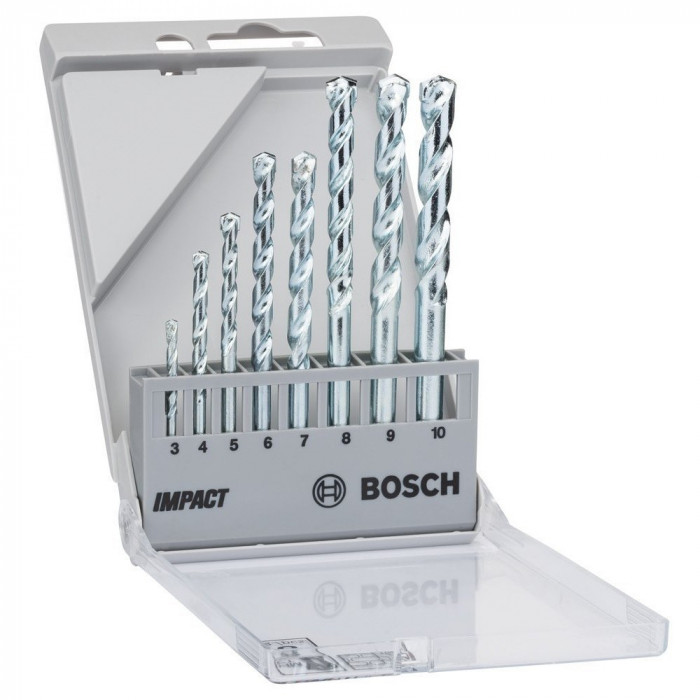 Bosch Set 8 burghie pentru piatra CYL-1, D3-10mm ProAdvanced PowerfulTools