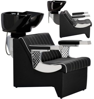 Scafa coafor Talus pentru salonul de coafură și frizerie cu bol ceramic mobil armătură baterie si cască foto