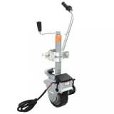 Gossi roata de manevra motorizata pentru remorca, aluminiu 12 v 350 w