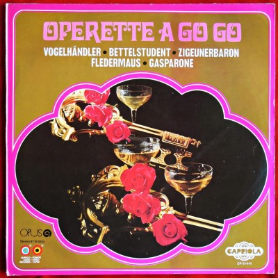 OPERETTE A GO GO - VOGELHANDLER, BETTELSTUDENT, FLEDERMAUS - DISC VINYL / VINIL LP, ALBUM PICK-UP foto