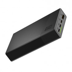 Green Cell GC PowerPlay 20S Power Bank 20000mAh 22.5W PD USB C cu încărcare rapidă Încărcător portabil pentru telefon pentru iPhone 15 14 13 12