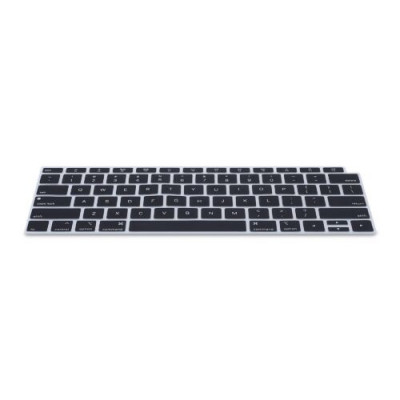 Husa pentru tastatura Apple MacBook Air 13.3&amp;quot; (2018-2020), Kwmobile, Negru, Silicon, 53982.01 foto