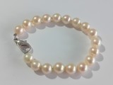 Bratara cu perle si argint #16