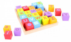 Cuburi pentru format cuvinte - ABC PlayLearn Toys foto