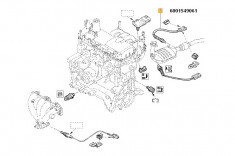 Sonda Oxigen Logan, Sandero Renault 6001549061 foto