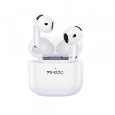 Handsfree Bluetooth Yesido TWS32, TWS, ANC, Alb