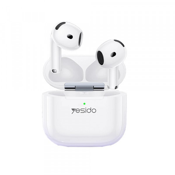 Handsfree Bluetooth Yesido TWS32, TWS, ANC, Alb