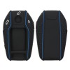 Husa Cheie Auto pentru BMW - Display, Silicon, Negru, 47398.02, Kwmobile