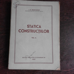 STATICA CONSTRUCTIILOR - I.P.PROCOFIEV VOL.II