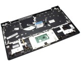 Tastatura HP Gri L984421-001 cu Palmrest Wood Edition iluminata backlit