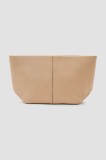 AllSaints borsetă de piele HEX E/W culoarea bej, W276XC