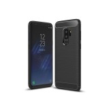 Husa TPU OEM Carbon pentru Samsung Galaxy S9+ G965, Neagra