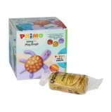 Cumpara ieftin Cub creativ plastilina Primo, 60 g, 3 culori, design testoasa