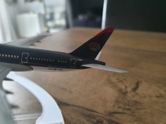 Macheta metalica de avion Royal Jordanian| Decoratie| Perfect pt cadou foto