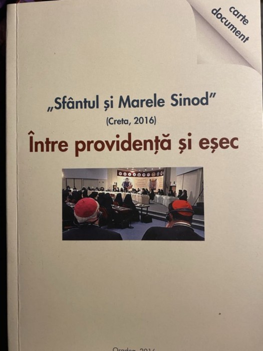 &ldquo;&Icirc;ntre providență și eșec&rdquo; &ndash; SFANTUL SI MARELE SINOD (Creta 2016) carte-document
