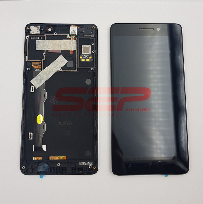 LCD+Touchscreen cu Rama Lenovo K3 Note / A7000 BLACK