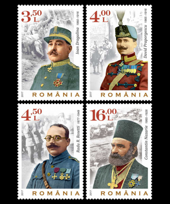 RO 2017 , LP 2174 ,&quot;Glorie Eterna Eroilor WWI &quot; - MNH