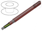 Cablu silicon maro-roșu 7G2,5mm2