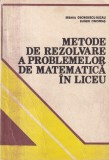 Eremia Georgescu-Buzau, Eugen Onofras - Metode de rezolvare a problemelor de
