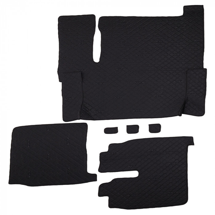 Set Covorase Piele Ecologica Truck Umbrella Pentru Man Tgx 2018-2020 Euro 6. Negru 462664 96279