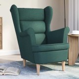 vidaXL Fotoliu, verde &icirc;nchis, 74x84x100 cm, textil