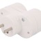 Conector Alimentare AC Spliter 2P 16A Alb