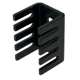 Radiator presat, aluminiu, 19.05mm x 13.21mm, neagra, STONECOLD, HS-S03, T136850