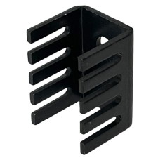 Radiator presat, aluminiu, 19.05mm x 13.21mm, neagra, STONECOLD, HS-S03, T136850