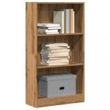 VidaXL Bibliotecă, stejar artizanal, 60x24x109 cm, lemn prelucrat 857811
