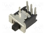 Comutator glisant TE Connectivity Poz: 2 SPDT 0,4A/20VAC 0,4A/20VDC ON-ON THT