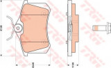 Set placute frana,frana disc CITROEN DS3 Cabriolet (2013 - 2015) TRW GDB1813