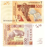 Statele Africii de Vest ( Togo ) 500 Franci 2018 UNC