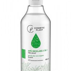 Apa micelara 3 în 1 cu gel de aloe vera organic & betaina, 400ml, Cosmetic Plant