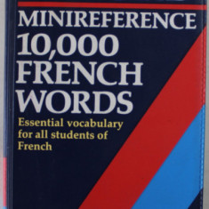 OXFORD MINIREFERENCE 10.000 FRENCH WORDS by WILLIAM ROWLINSON , 1991